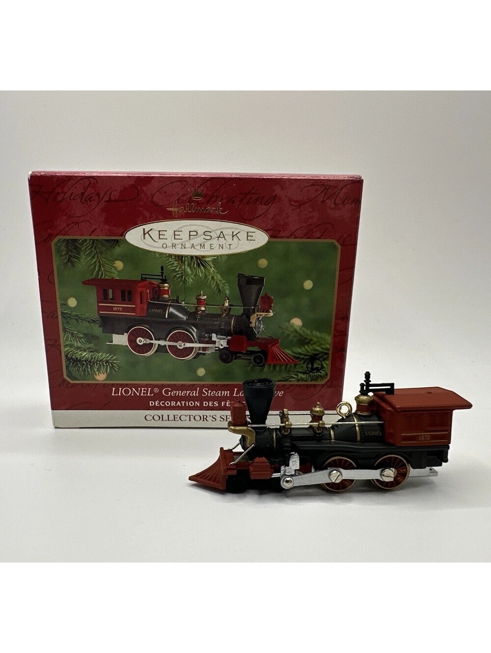 2000 Hallmark Lionel General Steam Locomotive Diecast Keepsake Ornament